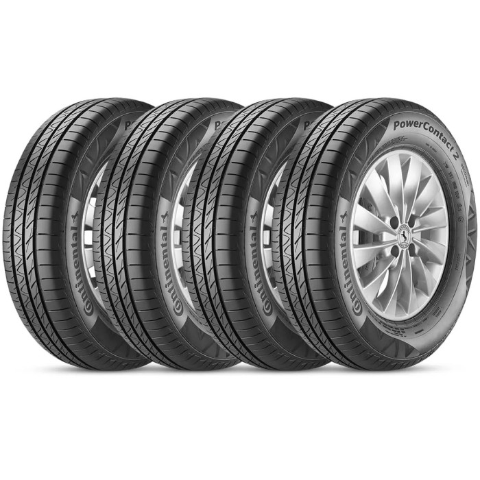 Kit 4 Pneu Continental Aro 14 175/70r14 84T Powercontact 2 Kit 4 Pneu Continental Aro 14 175/70r14 84T Powercontact 2