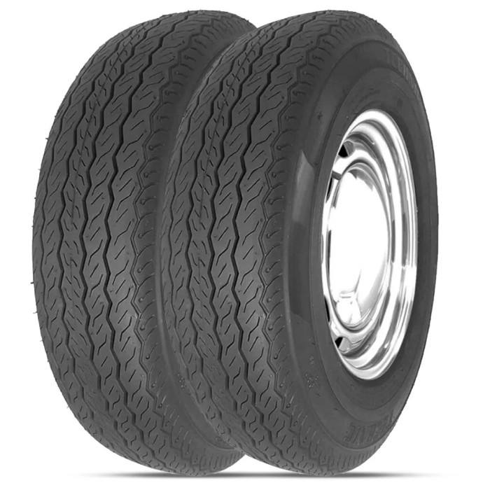 Kit 2 Pneu Aro 14 5.90-14 Technic 80P TT T-700