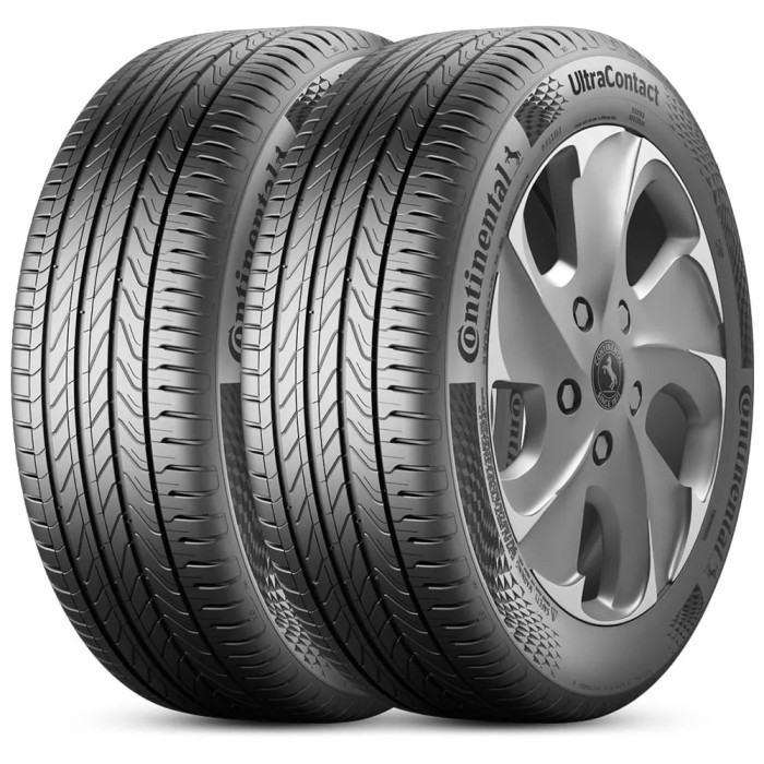 Kit 2 Pneu Aro 14 185/60R14 Continental 82H TL UltraContact