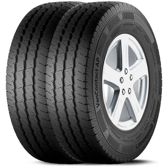 Kit 2 Pneu Aro 16 225/65R16 Continental VanContact AP 112/110R 8PR