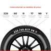 Kit 2 Pneu Aro 17 225/50R17 Continental 98Y XL ContiSportContact 5 AO Kit 2 Pneu Aro 17 225/50R17 Continental 98Y XL ContiSportContact 5 AO