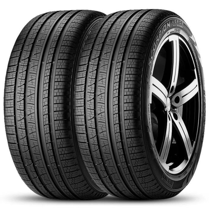 Kit 2 Pneu Aro 19 255/55r19 111h XL Pirelli Scorpion Verde All Season