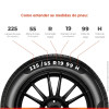 Kit 4 Pneu Linglong Aro 19 225/55r19 99H Green Max