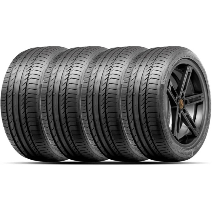 Kit 4 Pneu Continental Aro 19 225/40r19 93y ContiSportContact 5P Extra Load Run Flat