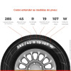 Kit 4 Pneu Kumho Aro 19 285/45r19 107W Crugen HP91