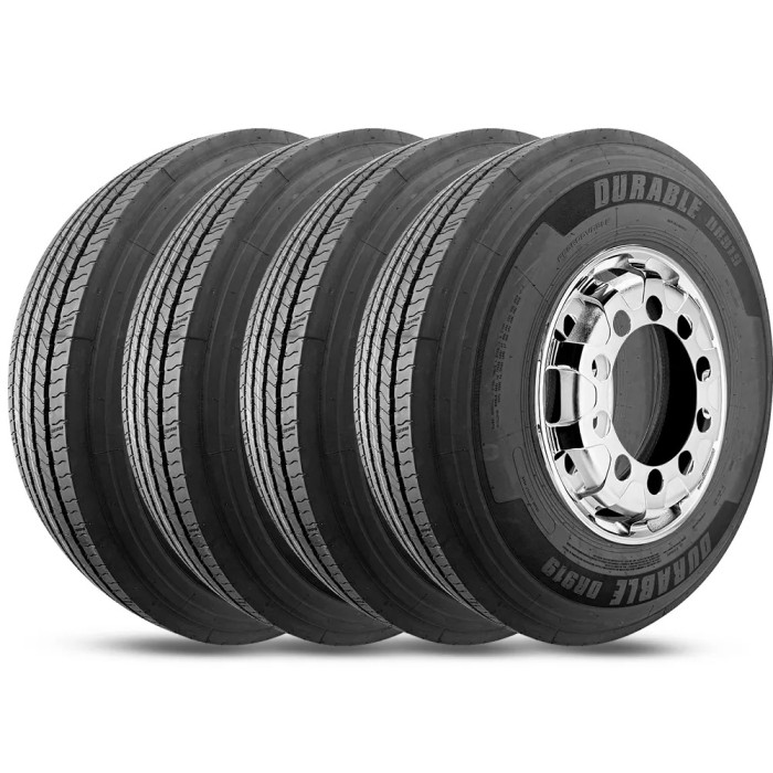Kit 4 Pneu Durable Aro 22.5 295/80r22.5 152/149M 18PR TL Dr919 Kit 4 Pneu Durable Aro 22.5 295/80r22.5 152/149M 18PR TL Dr919