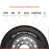 Kit 2 Pneu Advance Aro 22.5 275/80r22.5 149/146L TL Gl665A Kit 2 Pneu Advance Aro 22.5 275/80r22.5 149/146L TL Gl665A