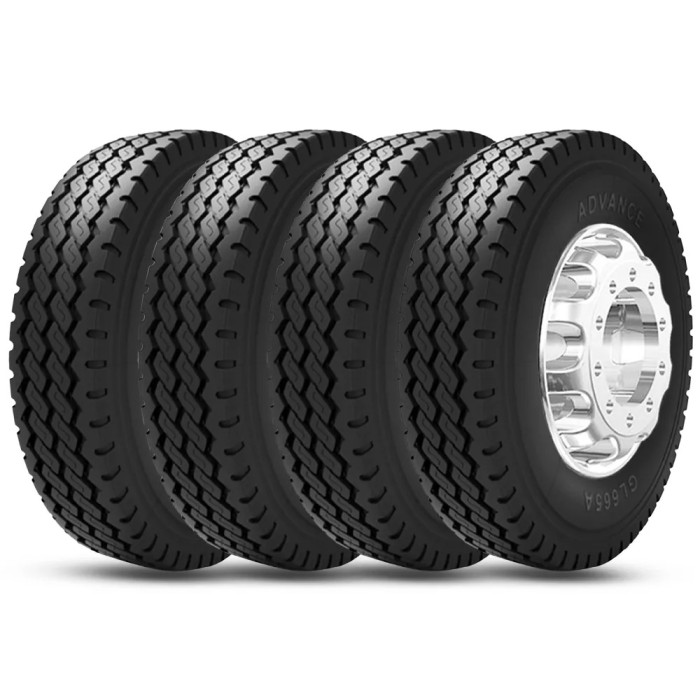 Kit 4 Pneu Advance Aro 22.5 275/80r22.5 149/146L TL Gl665A Kit 4 Pneu Advance Aro 22.5 275/80r22.5 149/146L TL Gl665A