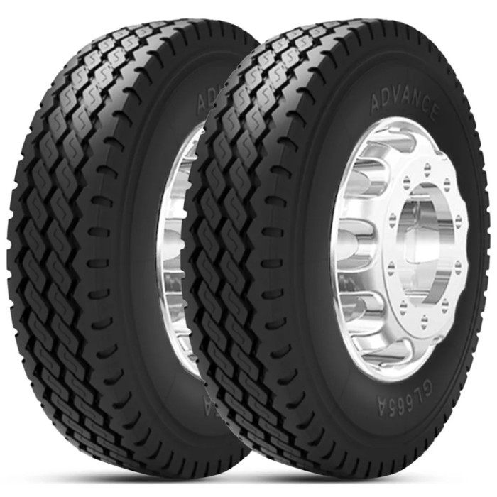 Kit 2 Pneu Advance Aro 22.5 275/80r22.5 149/146L TL Gl665A Kit 2 Pneu Advance Aro 22.5 275/80r22.5 149/146L TL Gl665A